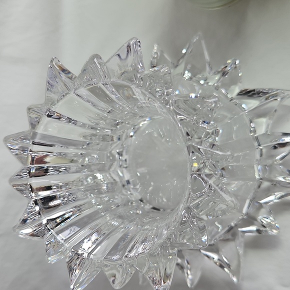 Partylight Aurora 24% Lead Crystal Reversable Candle Holder - Picture 6 of 7